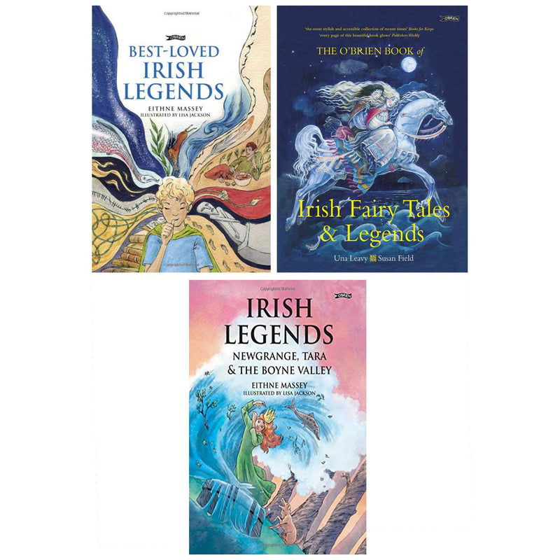 Irish Tales And Legends, Best Loved Irish Legends & More 3 Books Collection Set - Fiction - Hardcover