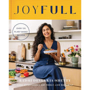 Radhi Devlukia-Shetty's Thorsons book titled "JoyFull" featuring vibrant cover art on a white background.
