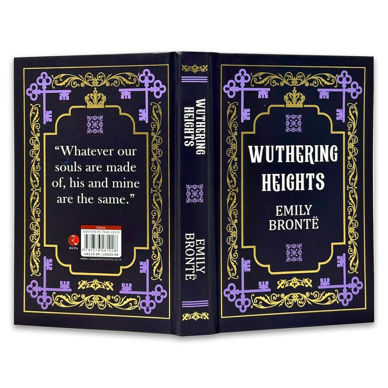 Wuthering Heights (Decorative Collectible Design) Premium Hardcover Edition by Emily Brontë - Fiction - Hardcover