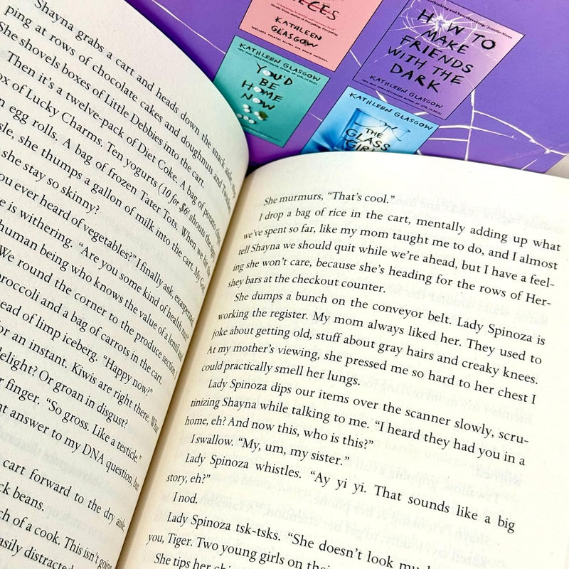 Girl In Pieces & How To Make Friends 4 Books Collection Box Set by Kathleen Glasgow - Young Adult - Paperback