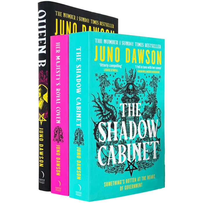 HMRC Series By Juno Dawson 3 Books Collection Set (Her Majesty's Royal Coven, The Shadow Cabinet and Queen B [Hardback]) - The Book Bundle