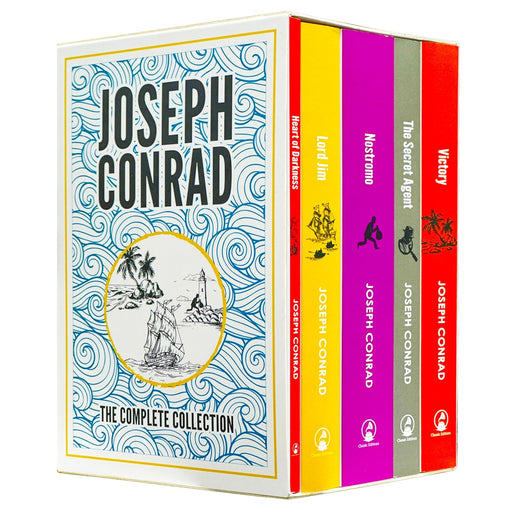 Joseph Conrad: The Complete Collection 5 Books Box Set (Victory, The Secret Agent) - The Book Bundle
