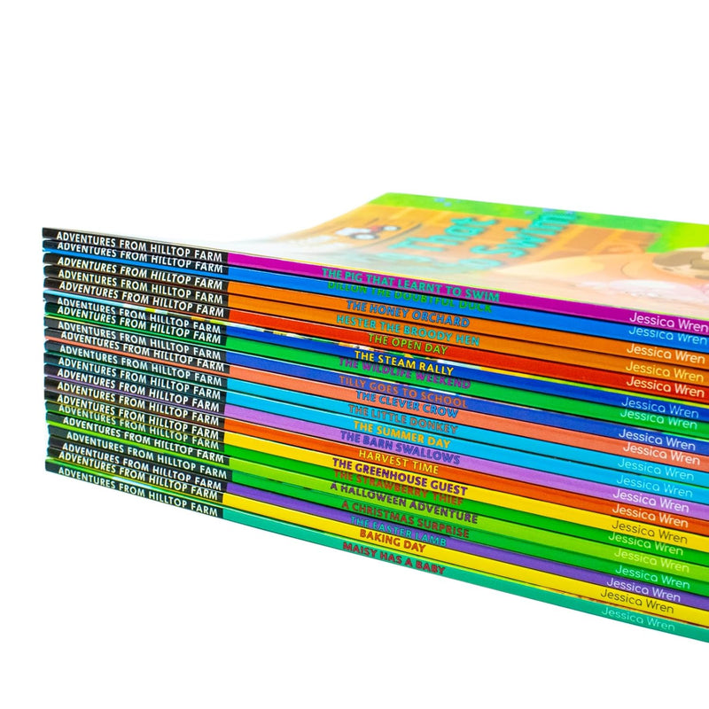 Adventures From Hilltop Farm 20 Books Collection Set: A Farmyard Christmas Surprise - The Book Bundle