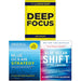 Blue Ocean Shift, Deep Focus, Blue Ocean Strategy(HB) 3 Books Collection Set - The Book Bundle