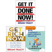 Get Rich Now, Get It Done Now!, How to Win Friends and Influence People 3 Books Collection Set - The Book Bundle