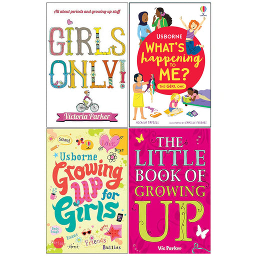 Little Book of Grow, Girls Only!, What's Happening To Me? The Girl One, Growing Up 4 Books Collection Set - The Book Bundle