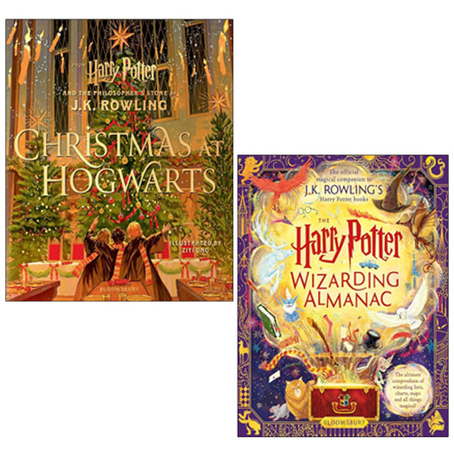 J.K. Rowling Harry Potter 2 Books Collection Set (Wizarding(HB), Christmas at Hogwarts) - The Book Bundle