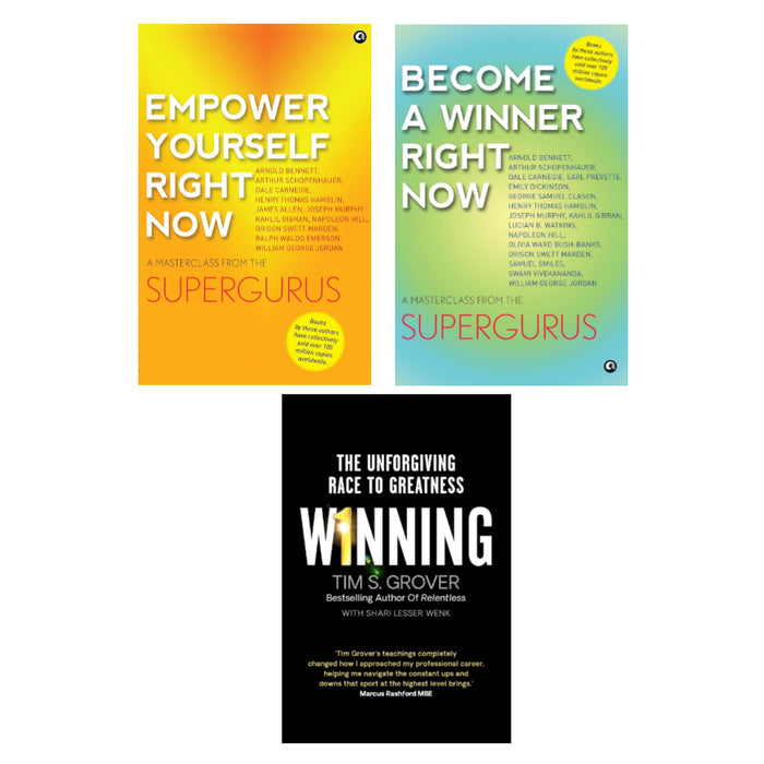 Empower Yourself Right Now , Become a Winner Right Now , Winning: The Unforgiving Race to Greatness  3 Books Set - The Book Bundle