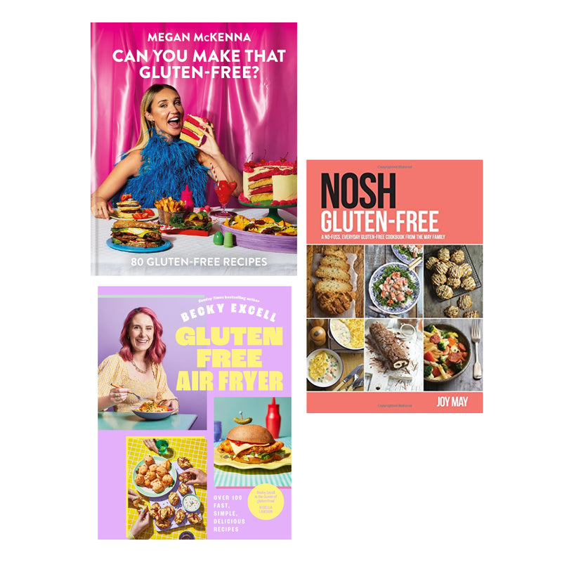 Can You Make That Gluten-Free, Gluten Free Air Fryer, Nosh Gluten-Free 3 Books Collection Set - The Book Bundle