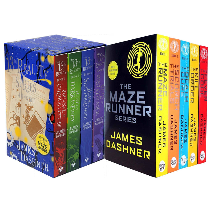 James Dashner 9 Books Collection Set (Maze Runner, 13th Reality) - The Book Bundle