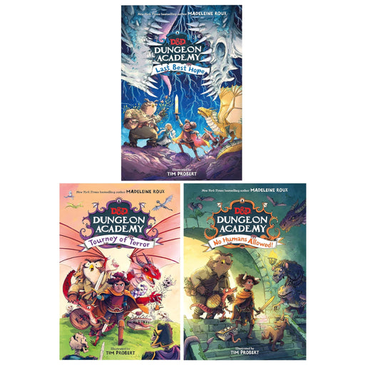 Dungeons And Dragons Dungeon Academy Series By Madeleine Roux 3 Books Collection Set - Ages 9-12 - The Book Bundle