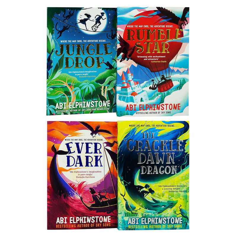Abi Elphinstone The Unmapped Chronicles 4 Books Collection Set - The Book Bundle