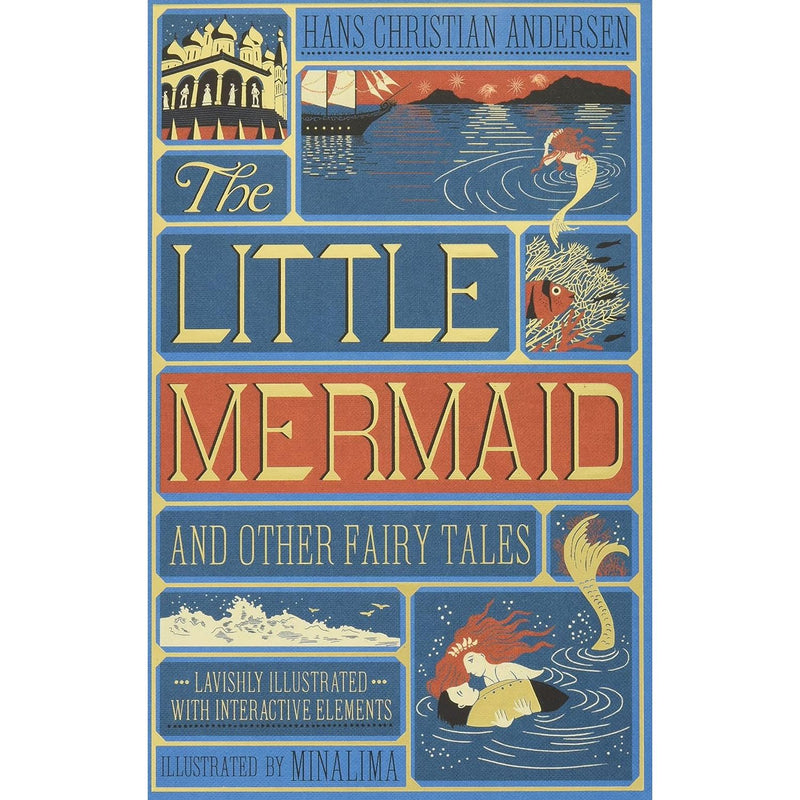 Hans Christian Andersen 2 Books Set (The Little Mermaid , Beauty and the Beast) - The Book Bundle