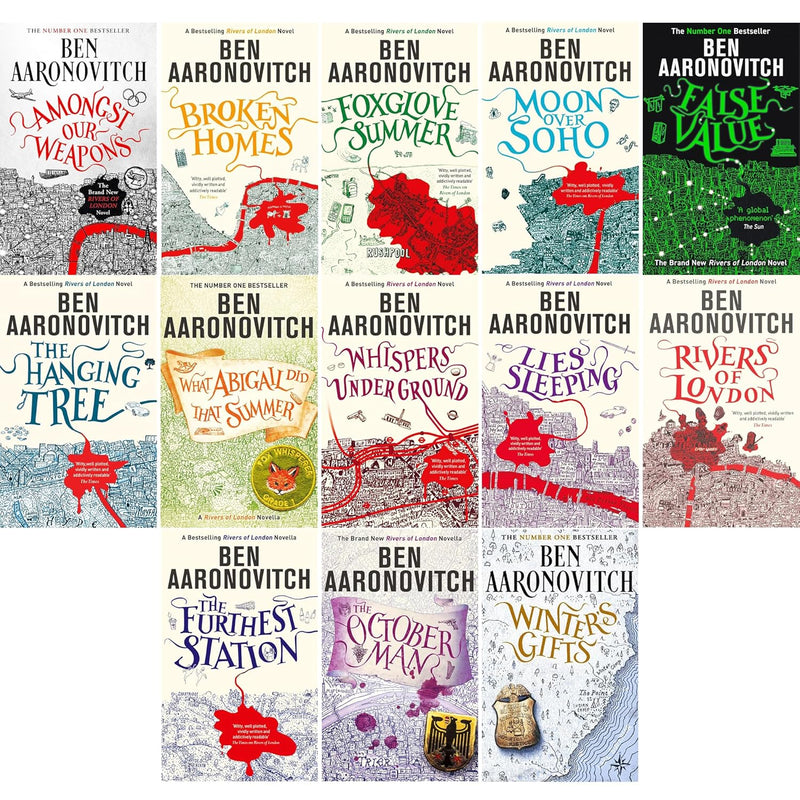 Rivers Of London 13 Books Collection Set by Ben Aaronovitch - Fiction - Paperback