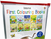 Usborne First Colouring Books 10 Books Collection Set For Kids - Ages 3–5 - Paperback - The Book Bundle