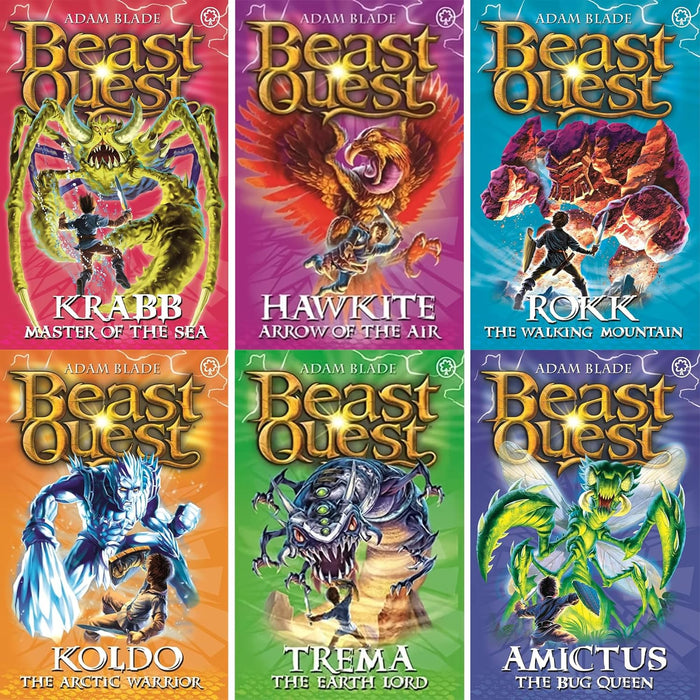 Beast Quest Series 1–5 Collection 30 Books Set by Adam Blade - The Book Bundle