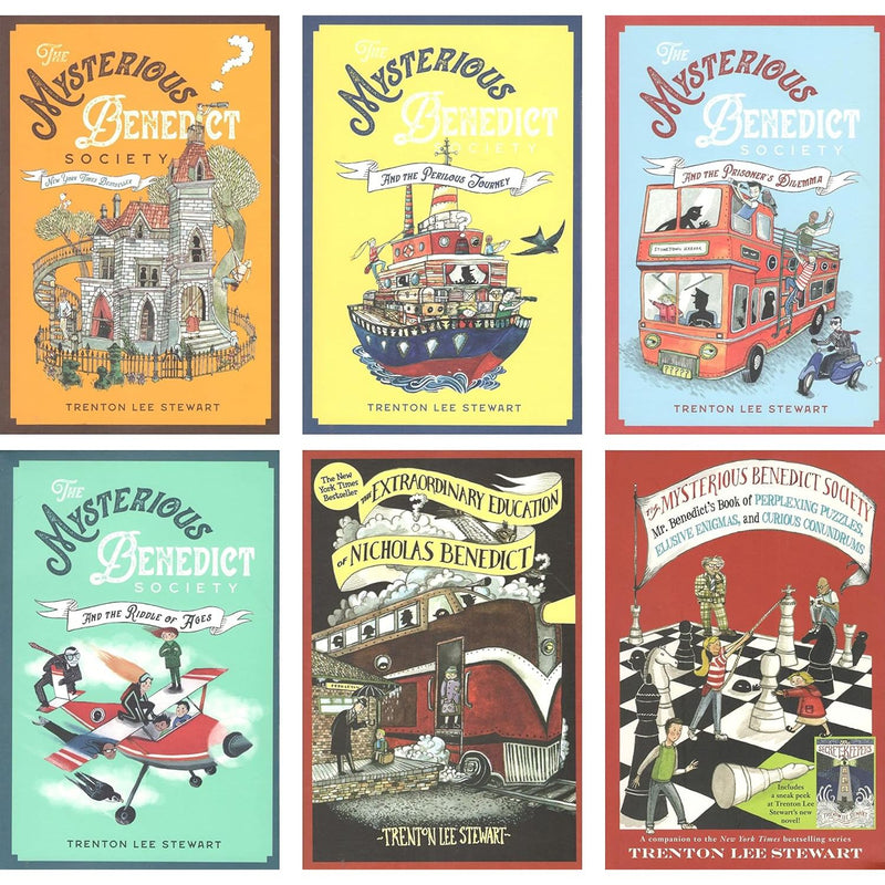 The Mysterious Benedict Society The Complete Series 6 Books Collection Set