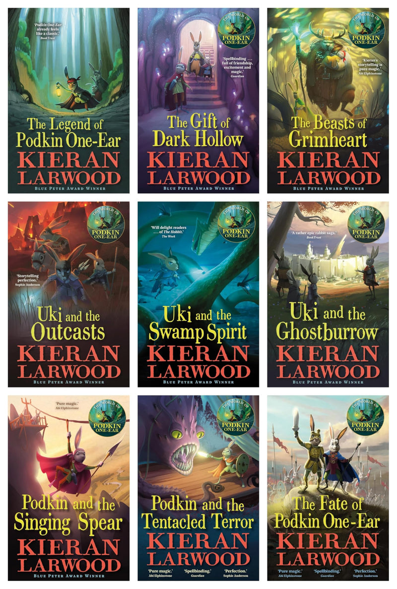 Five Realms Series 9 Books Collection Set By Kieran Larwood - Fiction