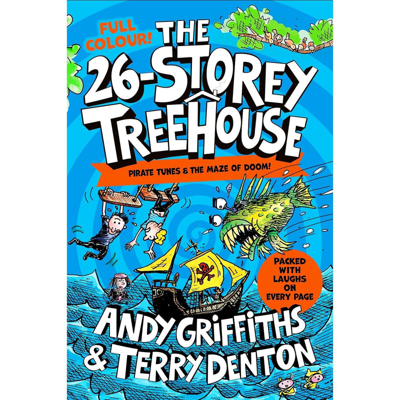 The Treehouse Series Colour Edition 2 Books Collection Set by Andy Griffiths, featuring colorful covers of The 39-Storey Treehouse.