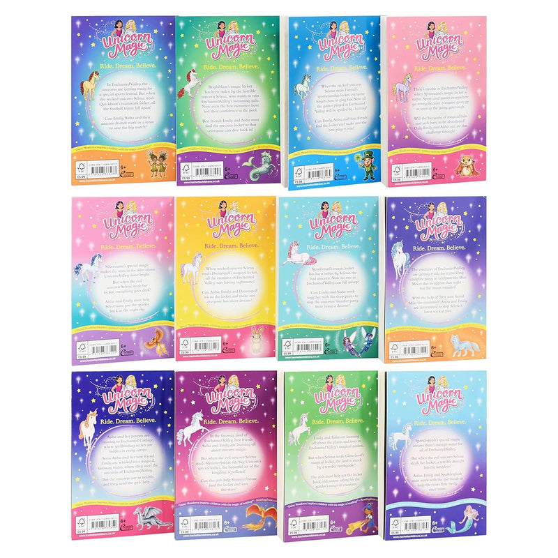 Unicorn Magic Enchanted Valley Collection 12 Books by Daisy Meadows - The Book Bundle