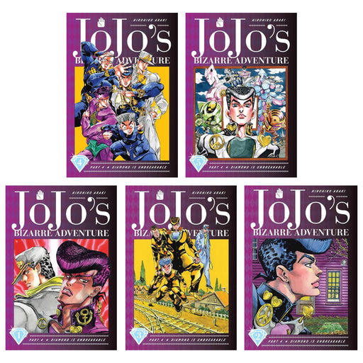 JoJo's Bizarre Adventure: Part 4 - Diamond Is Unbreakable 5 Books Collection Set (Volume 1-5) - The Book Bundle