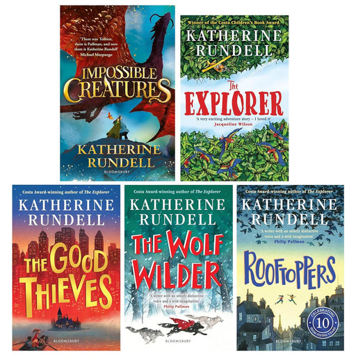 Katherine Rundell 5 Books Collection Set (Rooftoppers, The Wolf Wilder) - The Book Bundle