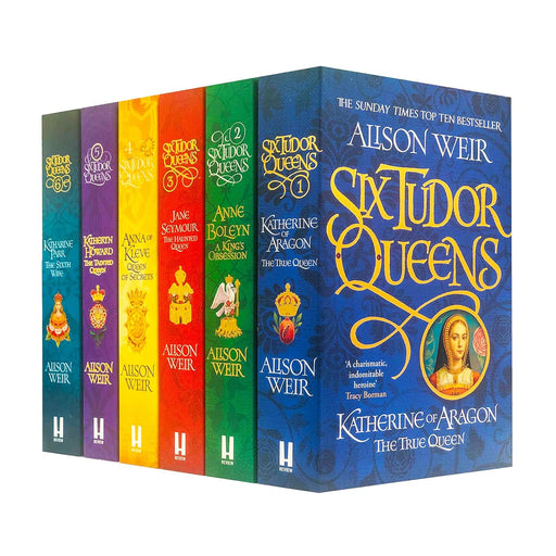 Alison Weir Six Tudor Queens Collection 6 Books Set (Katherine of Aragon, Jane Seymour, Anne Boleyn, Anna of Kleve, Katheryn Howard, Katharine Parr) - The Book Bundle