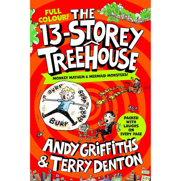 The Treehouse Colour Edition Collection 3 Books Set By Andy Griffiths (The 39-Storey Treehouse, The 26-Storey Treehouse & The 13-Storey Treehouse) - The Book Bundle