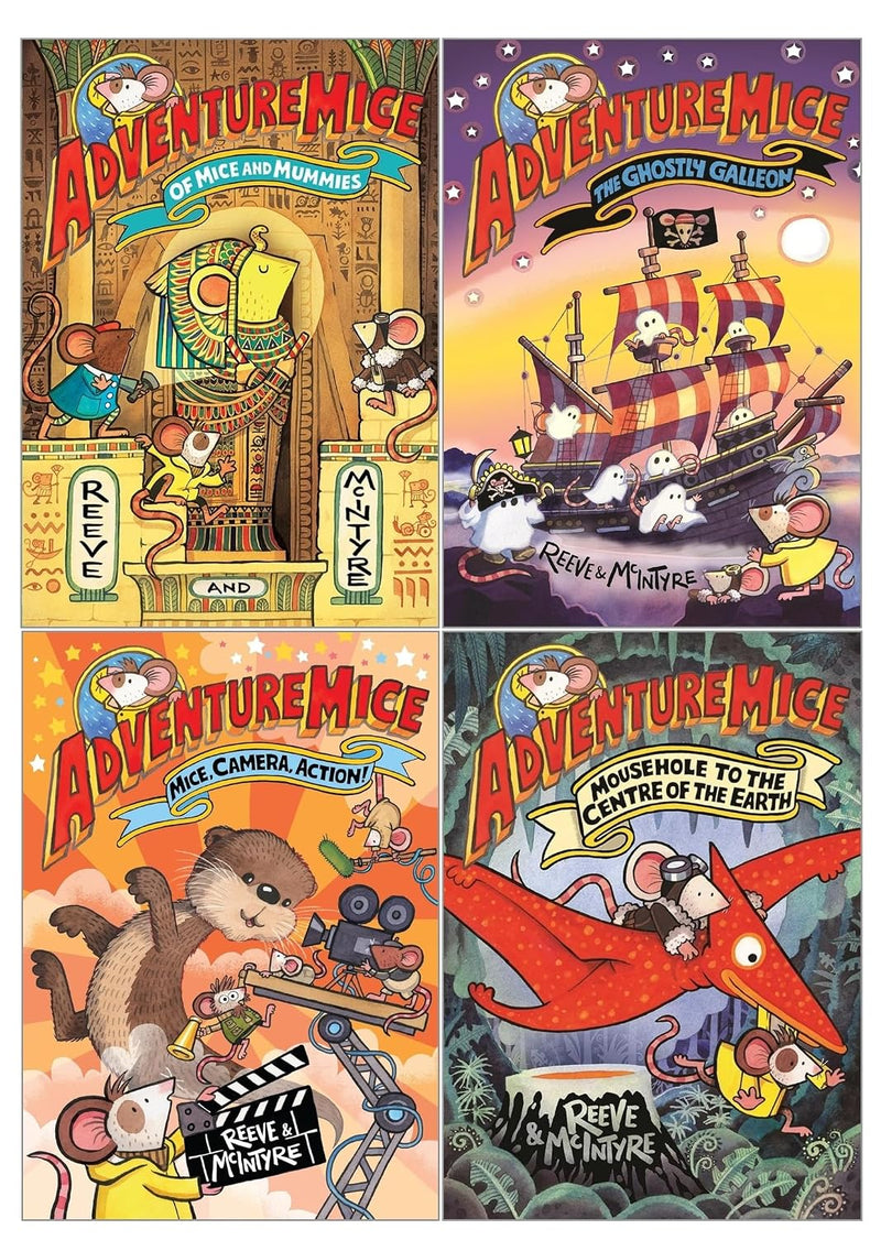 The AdventureMice 4 Books Collection Set by Reeve & McIntyre - Fiction - Paperback