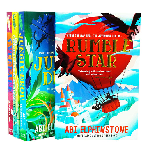 Abi Elphinstone The Unmapped Chronicles 4 Books Collection Set - The Book Bundle