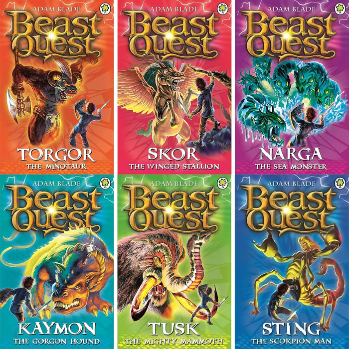 Beast Quest Series 1–5 Collection 30 Books Set by Adam Blade - The Book Bundle