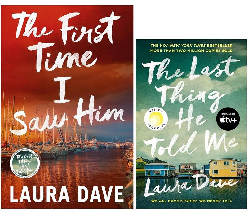 The First Time I Saw Him & The Last Thing He Told Me 2 Books Collection Set by Laura Dave - Fiction - Mixed Format