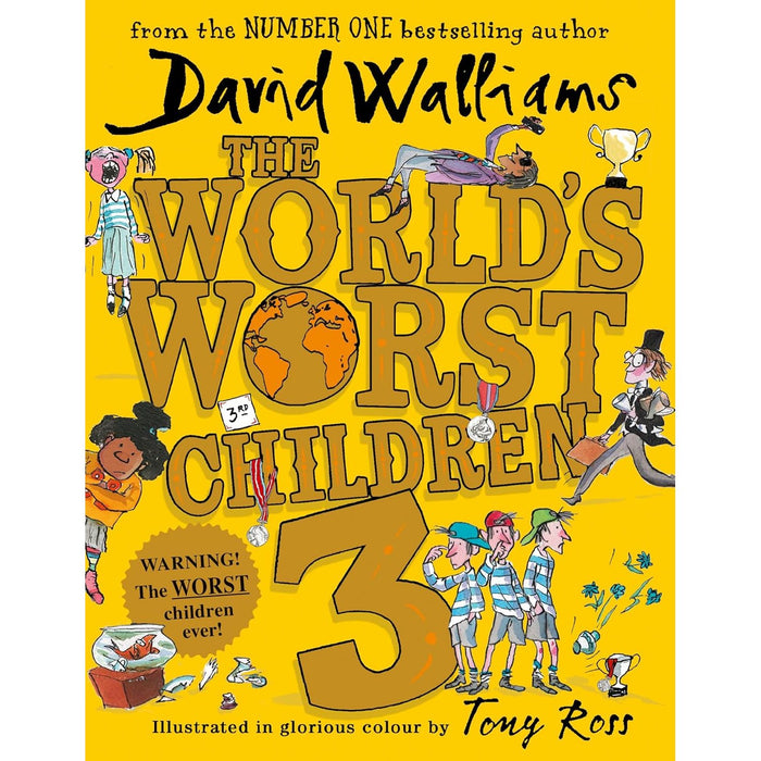 David Walliams 3 Books Collection Set (Santa & Son, The World’s Worst Children 3, The World of David Walliams Book of Stuff) - The Book Bundle