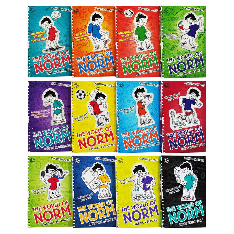 The World of Norm Collection 12 Books Box Set by Jonathan Meres - The Book Bundle