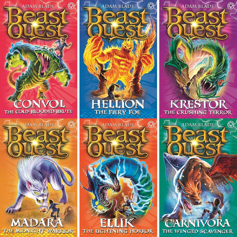 Beast Quest Series 6-10 Collection 30 Books Set by Adam Blade - The Book Bundle