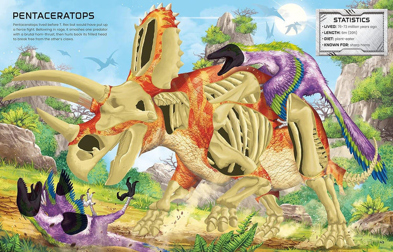 Build Your Own Dinosaurs and T. Rex Sticker Book: Create and Customise your own Dinosaurs in this Interactive Sticker Book (Build Your Own Sticker Book)