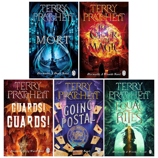 Terry Pratchett Discworld Novels Series 5 Books Collection Box Set - The Book Bundle