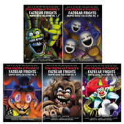 Five Nights At Freddy's Fazbear Frights 5-book collection set by Scott Cawthon, featuring paperback horror stories from Scholastic Ltd.