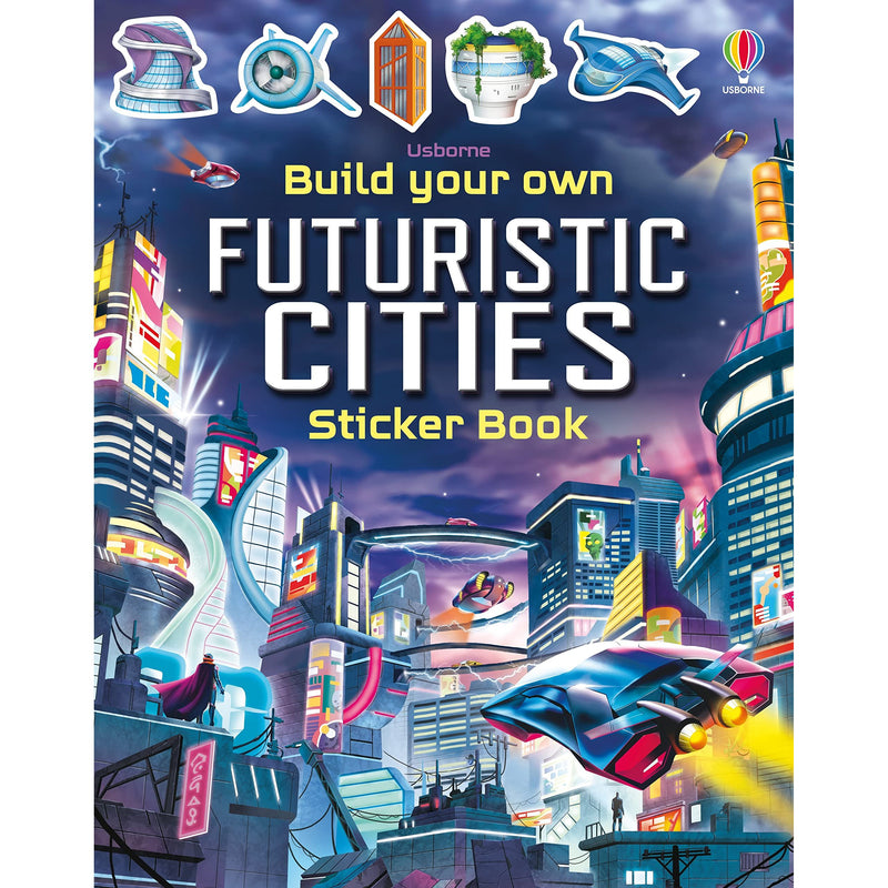 Build Your Own Future Cities (Build Your Own Sticker Book) - The Book Bundle