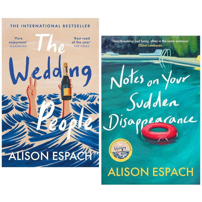 Alison Espach 2 Books Collection Set (The Wedding People and Notes on Your Sudden Disappearance) - The Book Bundle