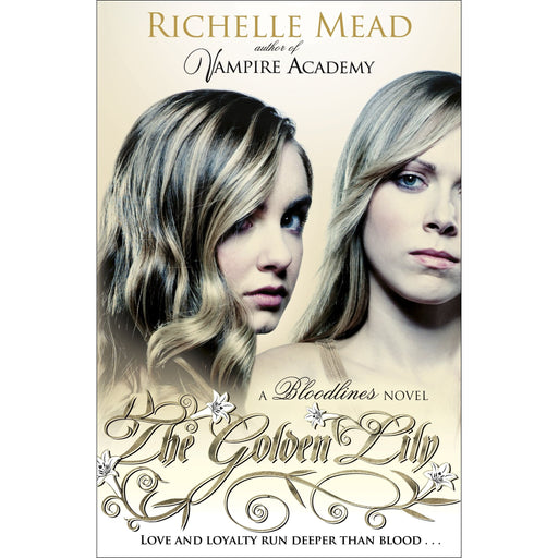 Cover image of "Bloodlines: The Golden Lily" book 2 by Richelle Mead, published by Penguin, featuring a fantasy-themed cover design.