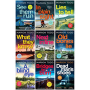 Detective Clare Mackay Series 9 books collection set by Marion Todd, published by Canelo Crime Ltd., featuring crime novels.