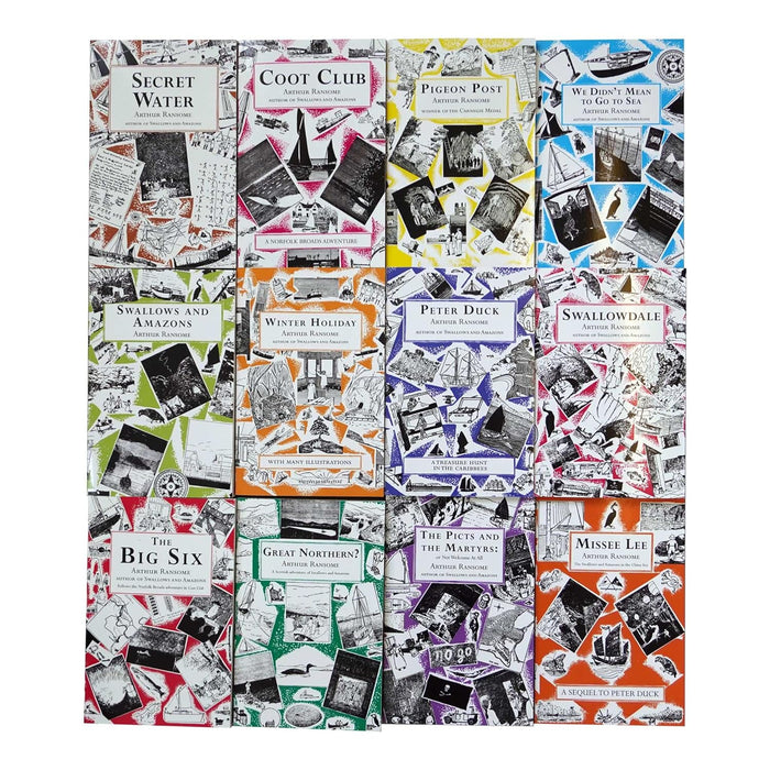 Swallows and Amazons Series 12 Books Collection Set by Arthur Ransome - The Book Bundle