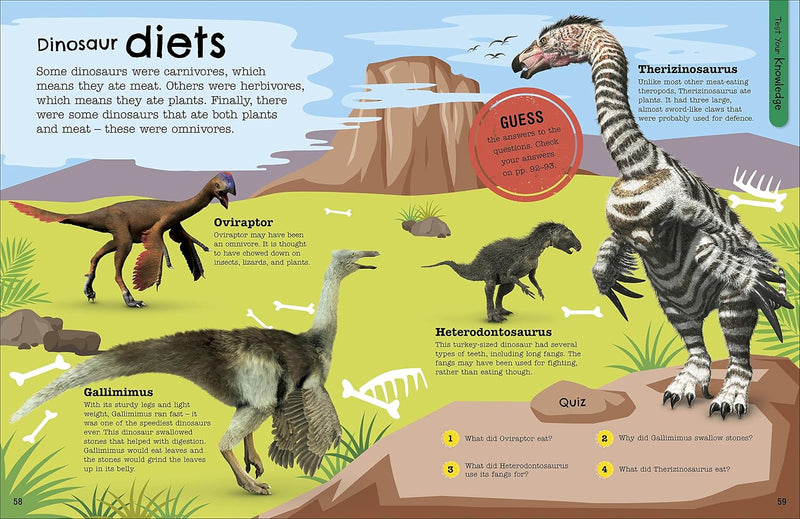 The Fact-Packed Activity Book: Dinosaurs - Fiction - Educational Activity Book For Curious Young Readers