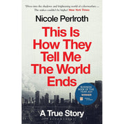 Set of three books including Dead in the Water, Chip War, and This Is How They Tell Me the World Ends by Atlantic Books and Simon & Schuster UK.