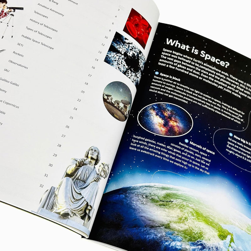 Encyclopedia Of Space Set Of 8 Books (Space, Our Universe, Planets, Milky Way, Satellites) - The Book Bundle