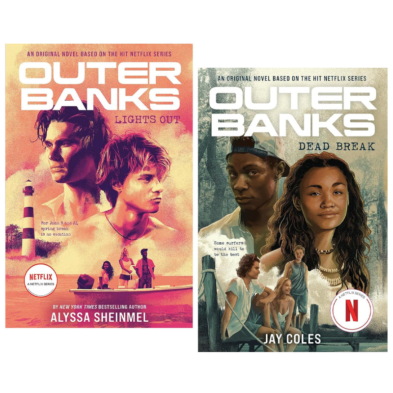 Outer Banks by Alyssa Sheinmel and Jay Coles 2 Books Collection Set (Lights Out and Dead Break) - The Book Bundle