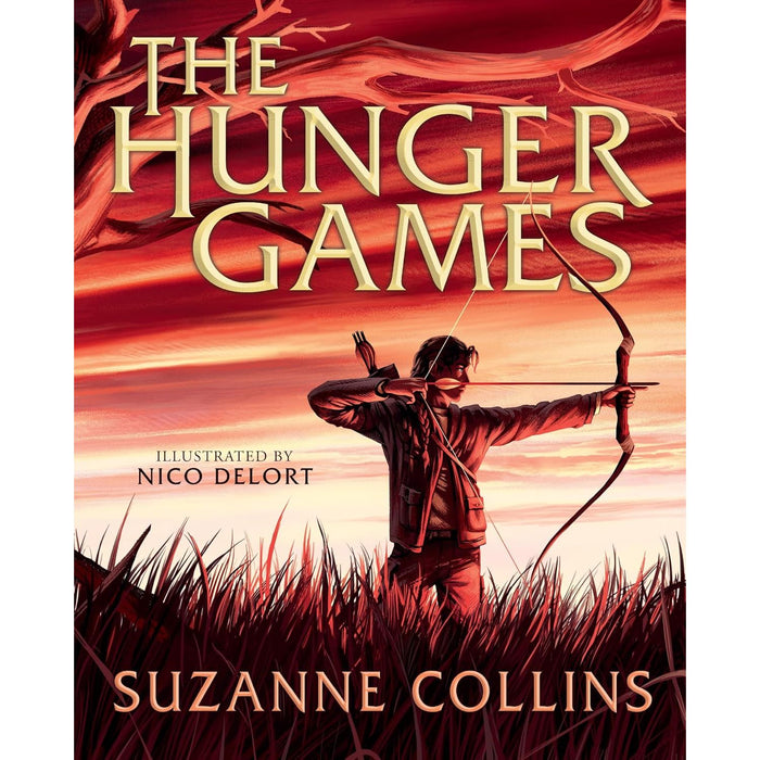 The Hunger Games: Illustrated Edition (the number one global phenomenon now with extraordinary art by Nico Delort) Hardcover - The Book Bundle