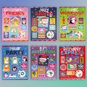 Christmas Books for Children Collection Activity 6 Books Set With Awesome Card Craft & Over 100 Stickers - The Book Bundle