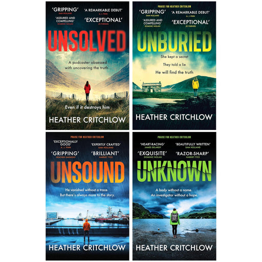 The Cal Lovett Files Series 4 books collection by Heather Critchlow, paperback fiction set, featuring colorful covers.